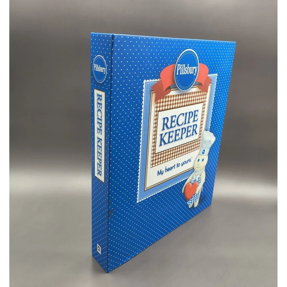 Pillsbury Doughboy Deluxe Recipe Keeper 3 Ring Binder with Cards Dividers